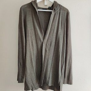 TAHARI Linen open cardigan SIZE L